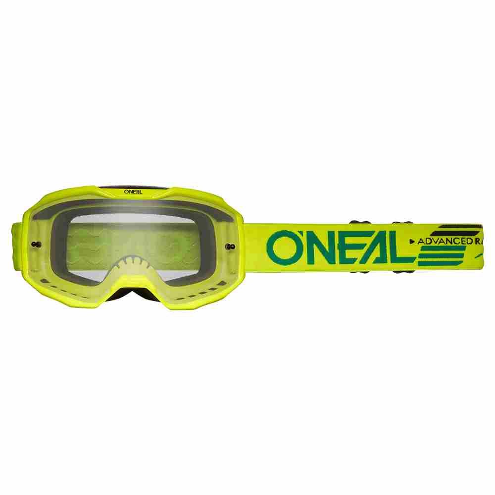 ONEAL B-10 Solid Brille neon gelb klar