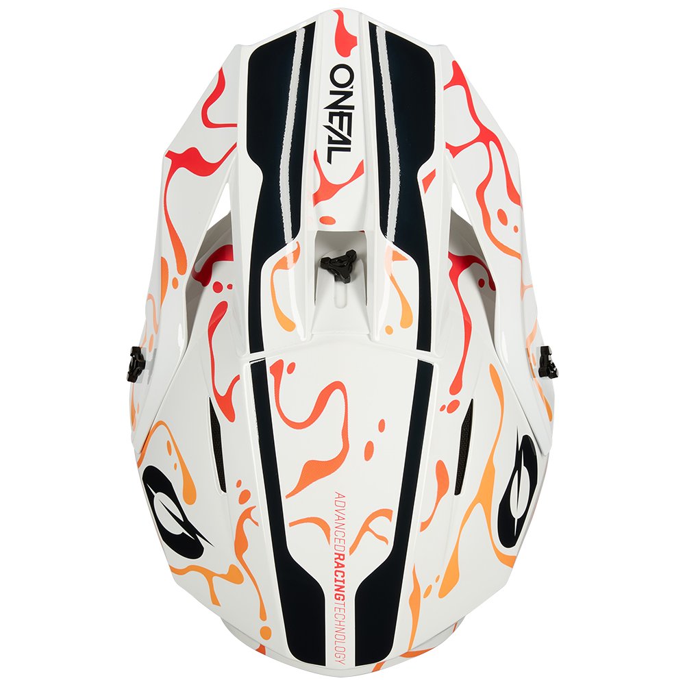 ONEAL 1SRS Motocross Helm Splash weiss/orange
