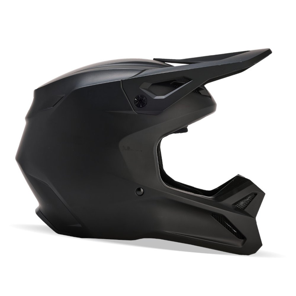 FOX V1 SOLID Motocross Helm Matt Schwarz
