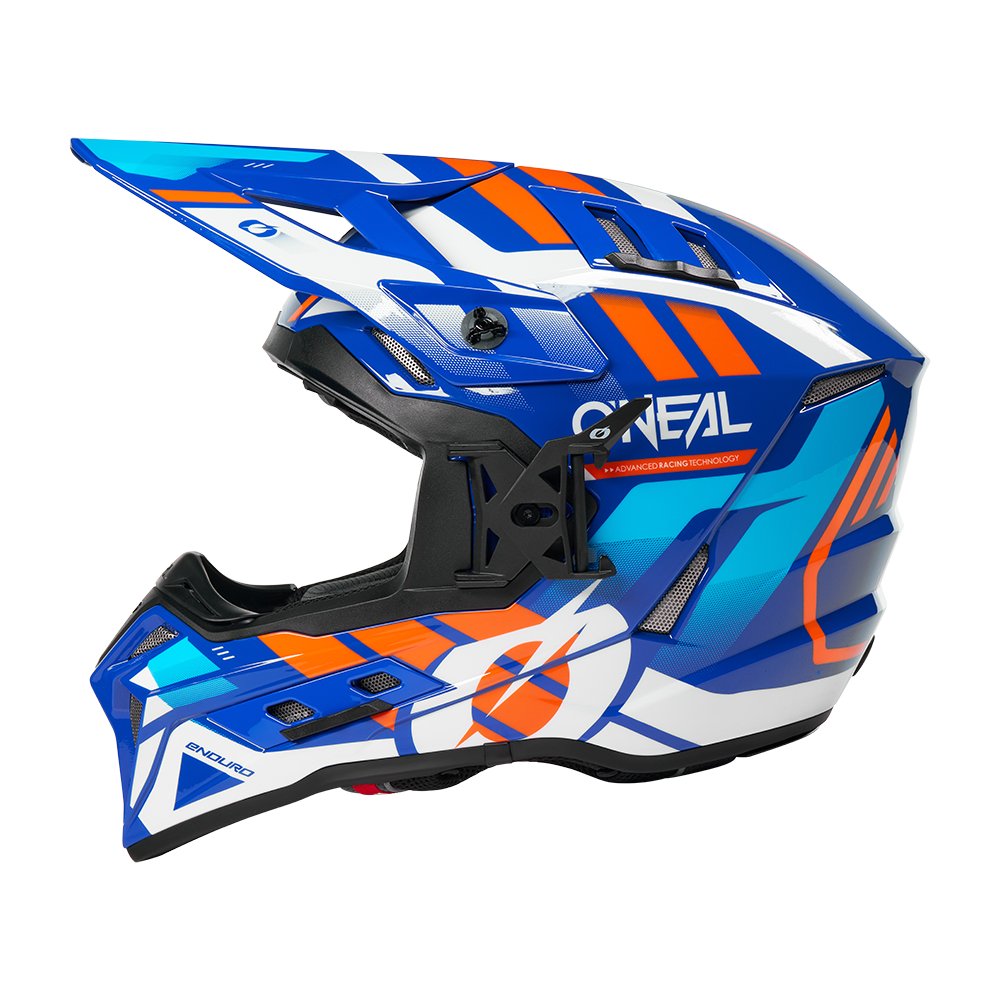 ONEAL EX-SRS Motocross Helm Dust blau/orange