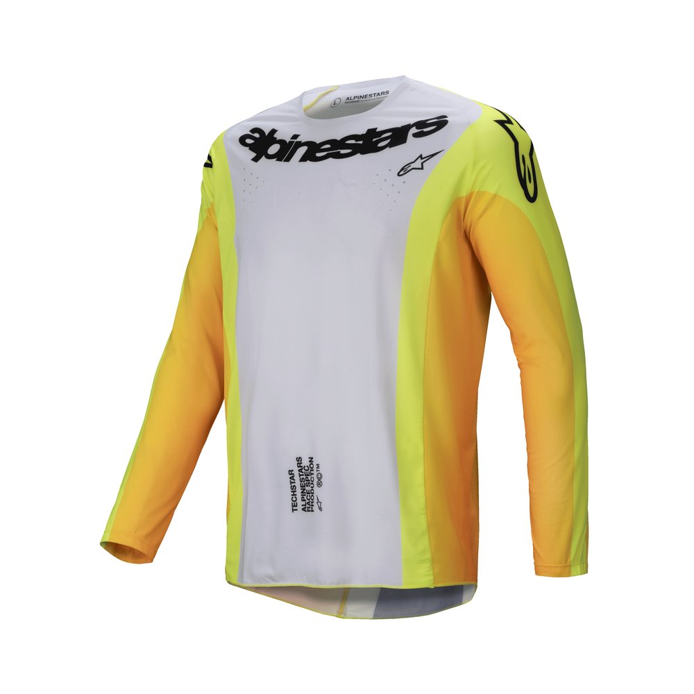 ALPINESTARS Techstar Melt Jersey gelb schwarz ALPINESTARS Techstar Melt Jersey gelb schwarz