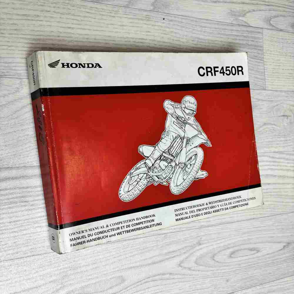 HONDA CRF 450 R 2008 3RMEN612 00X3R-MEN-6120 Motorrad-Handbuch gebraucht