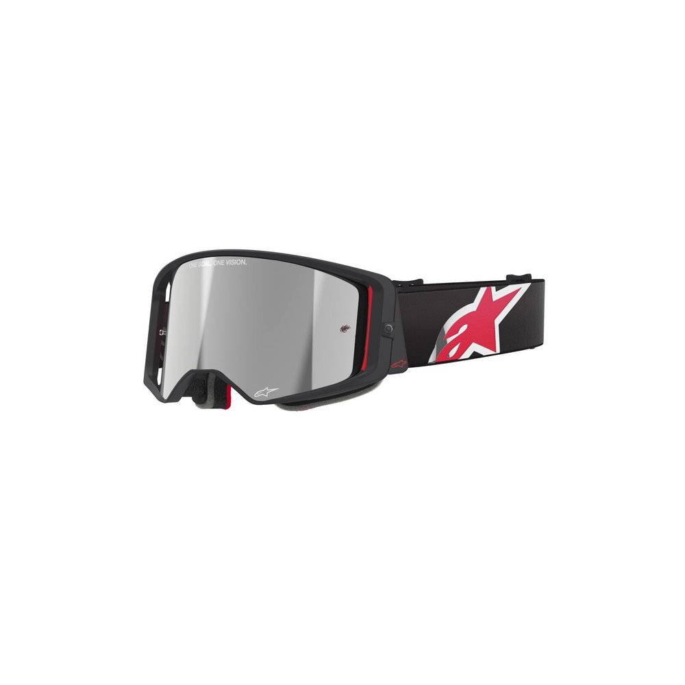 ALPINESTARS Supertech Corp Absolute Vision Brille schwarz rot rot verspiegelt