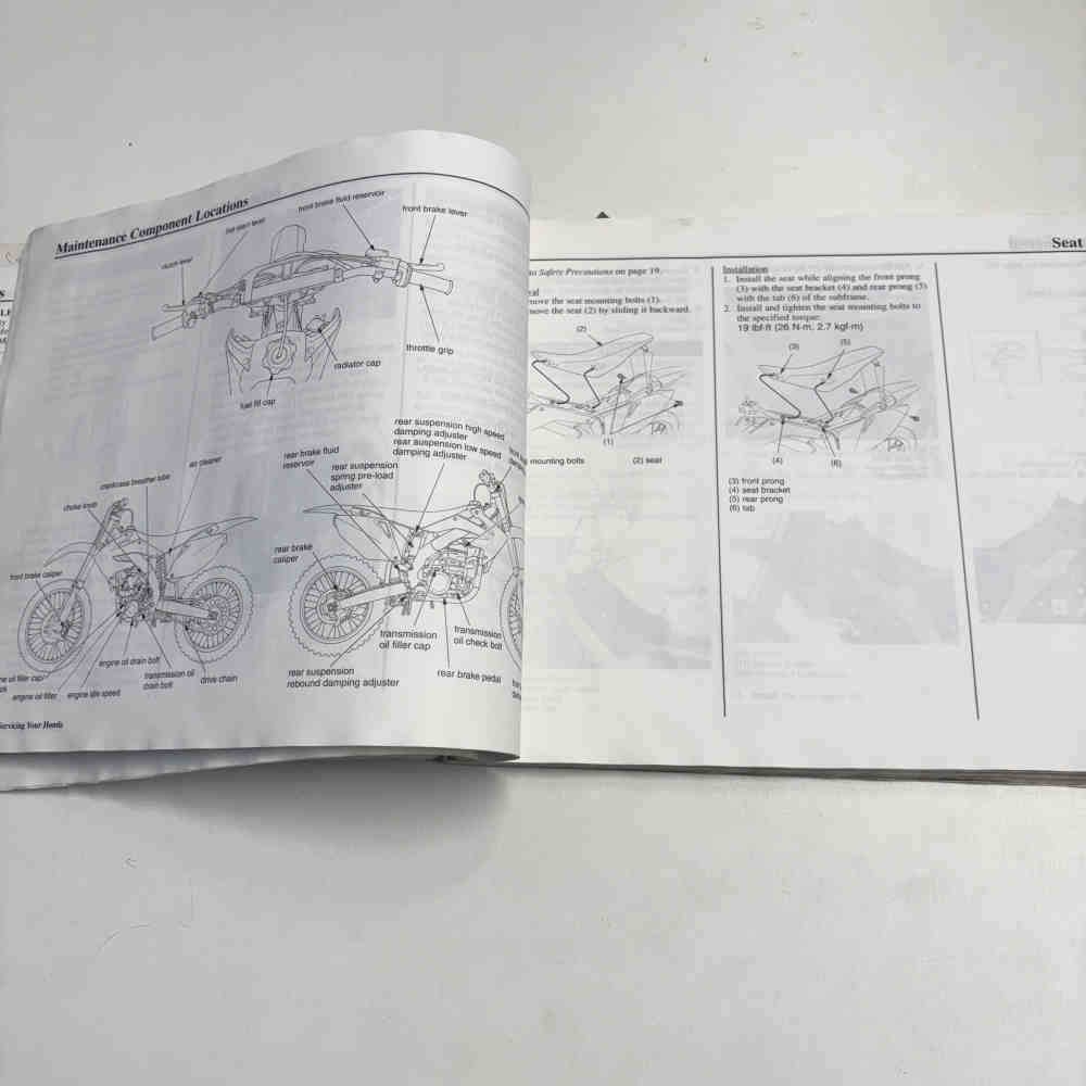HONDA CRF 250 R 2007 31KRN630 00X31-KRN-3300 Motorrad-Handbuch gebraucht