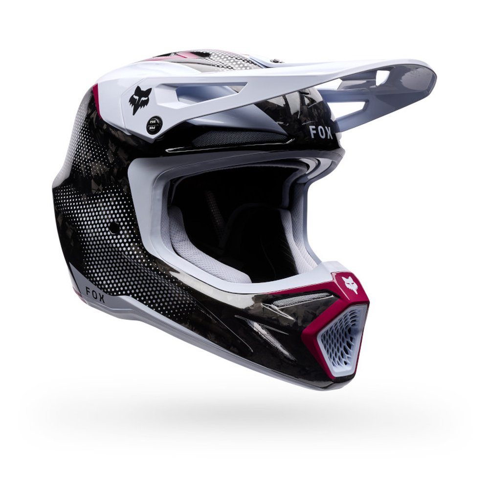 FOX V3 RS TACTILE Motocross Helm Weiss