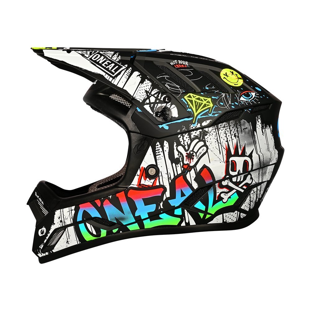 ONEAL Backflip MTB Helm Rancid schwarz weiss ONEAL Backflip MTB Helm Rancid schwarz weiss