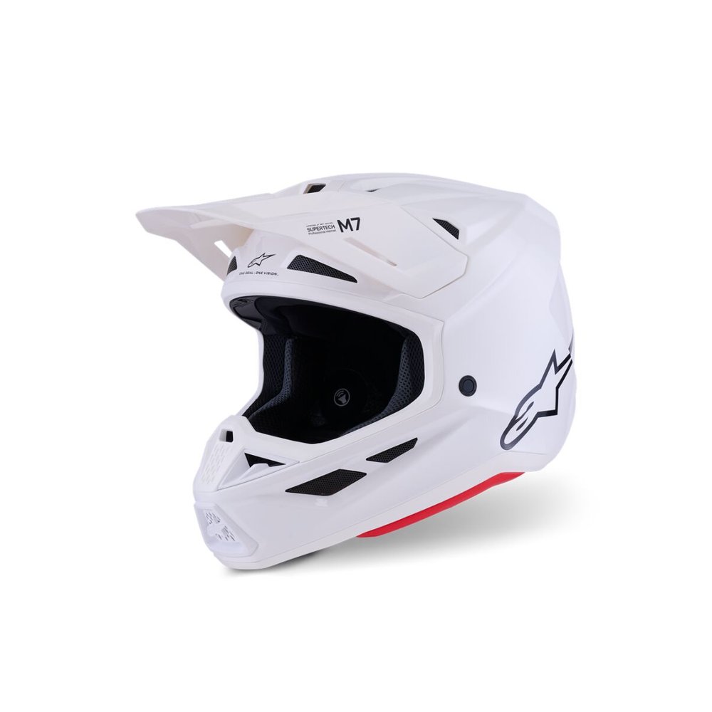 ALPINESTARS Supertech M7 Motocross Helm weiss-glossy ALPINESTARS Supertech M7 Motocross Helm weiss-glossy