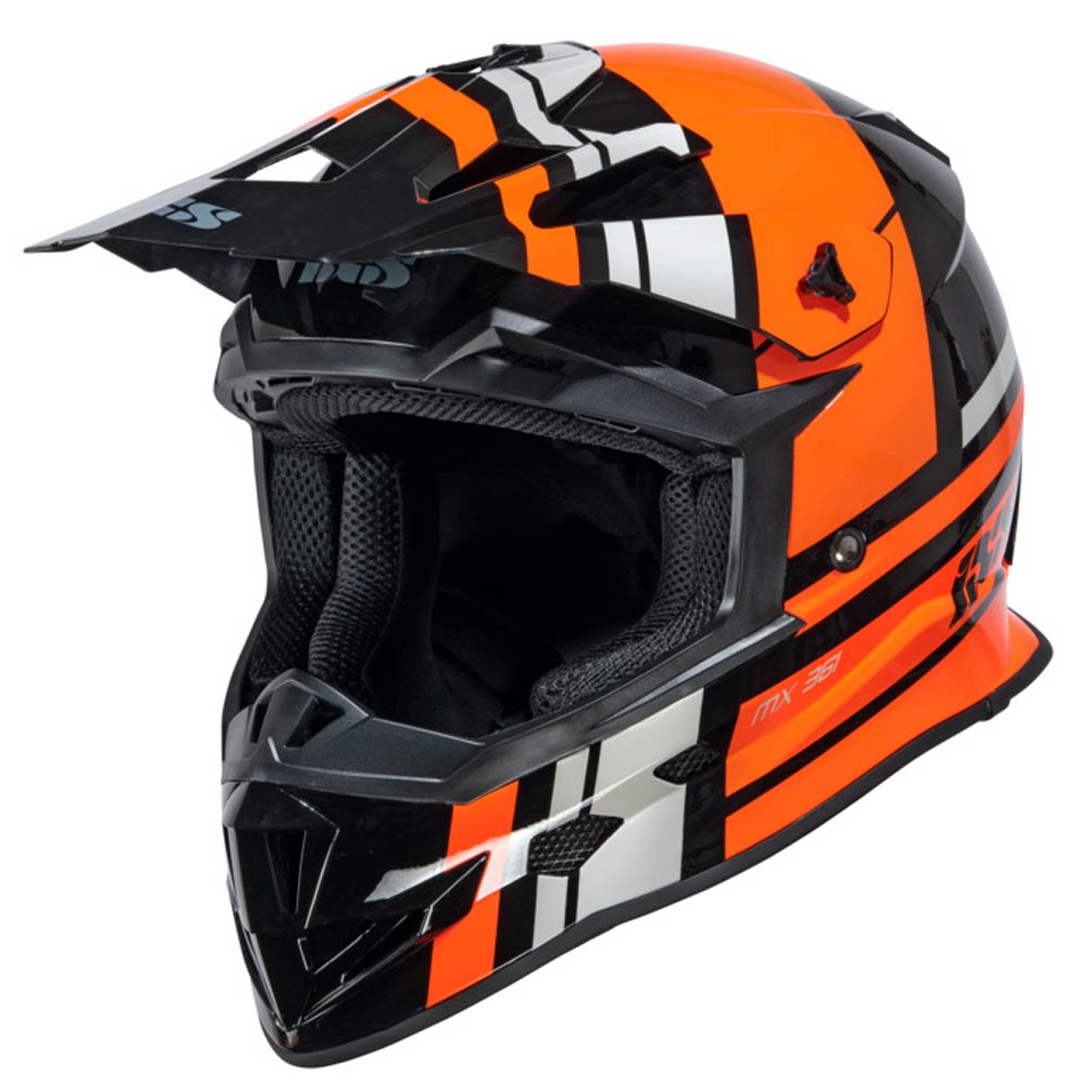 IXS 361 2.3 Motocross Helm schwarz orange grau