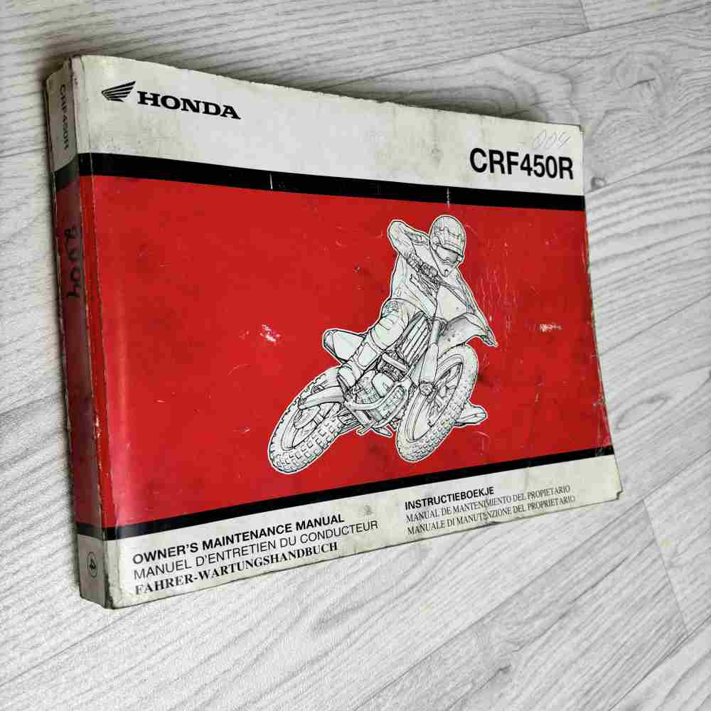 HONDA CRF 450 R 2004 69MEN600 00X69-MEN-6000 Motorrad-Handbuch gebraucht