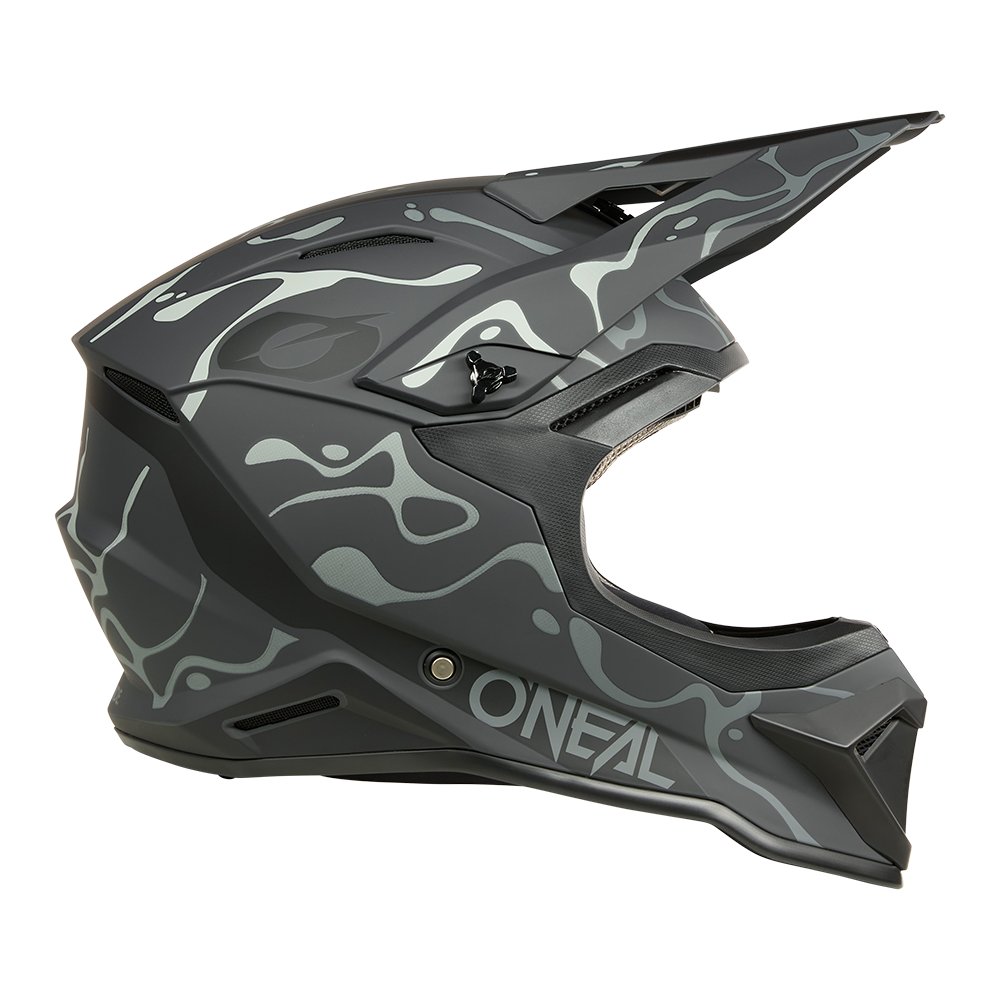 ONEAL 1SRS Motocross Helm Splash schwarz/grau