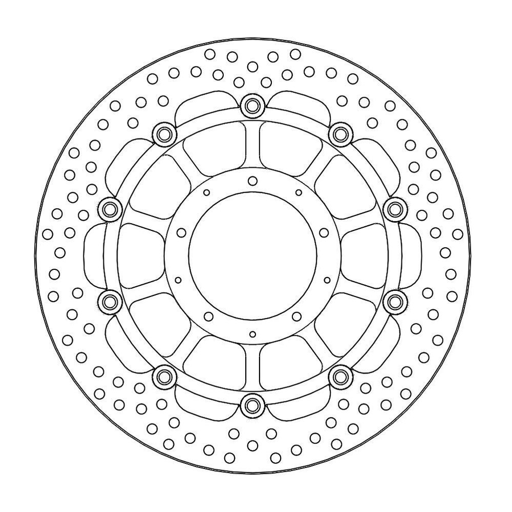 MOTO-MASTER Bremsscheibe Halo vorne
