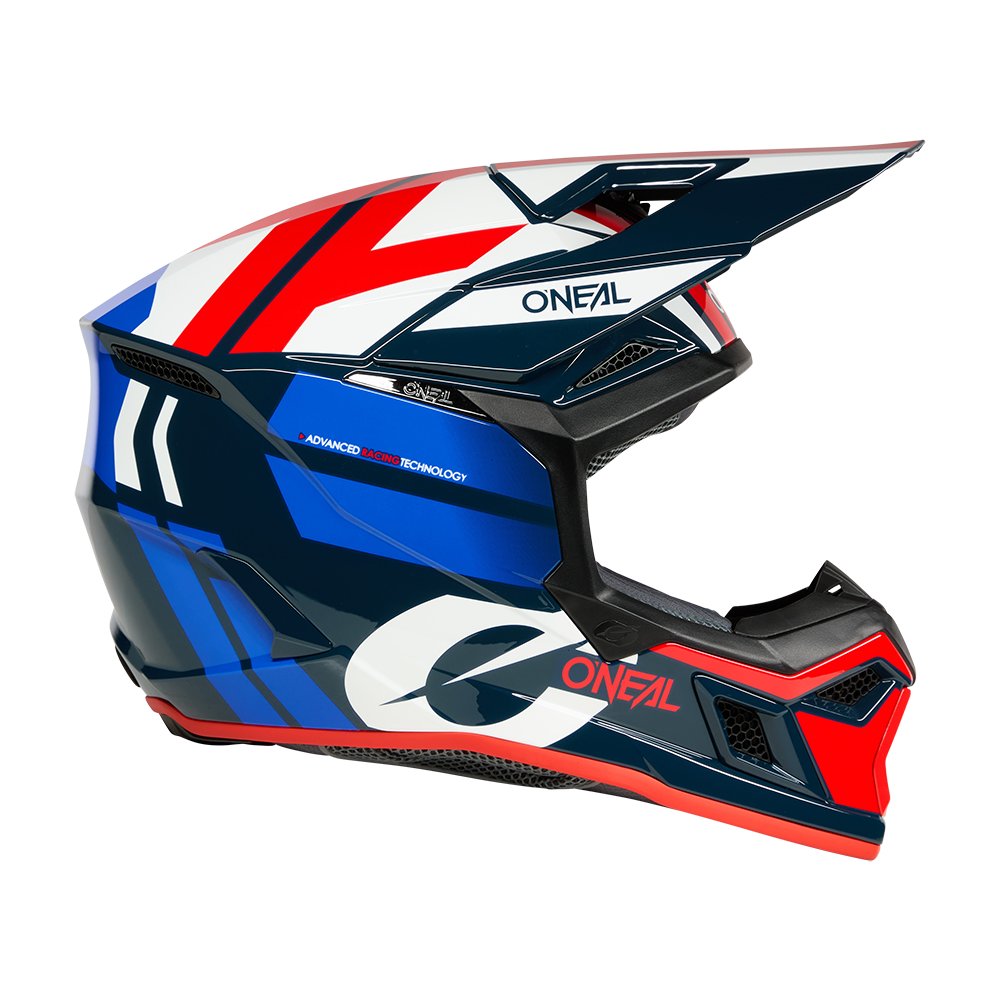 ONEAL 3SRS Motocross Helm Ride blau/weiss/rot ONEAL 3SRS Motocross Helm Ride blau/weiss/rot