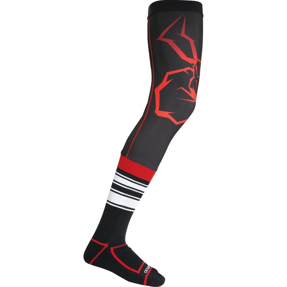 MOOSE RACING Agroid Kneebrace Socken rot