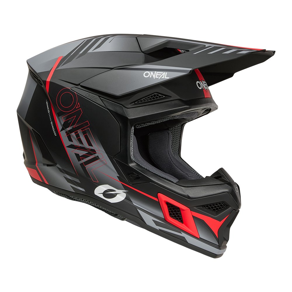 ONEAL 3SRS Motocross Helm Haze schwarz/grau/rot ONEAL 3SRS Motocross Helm Haze schwarz/grau/rot