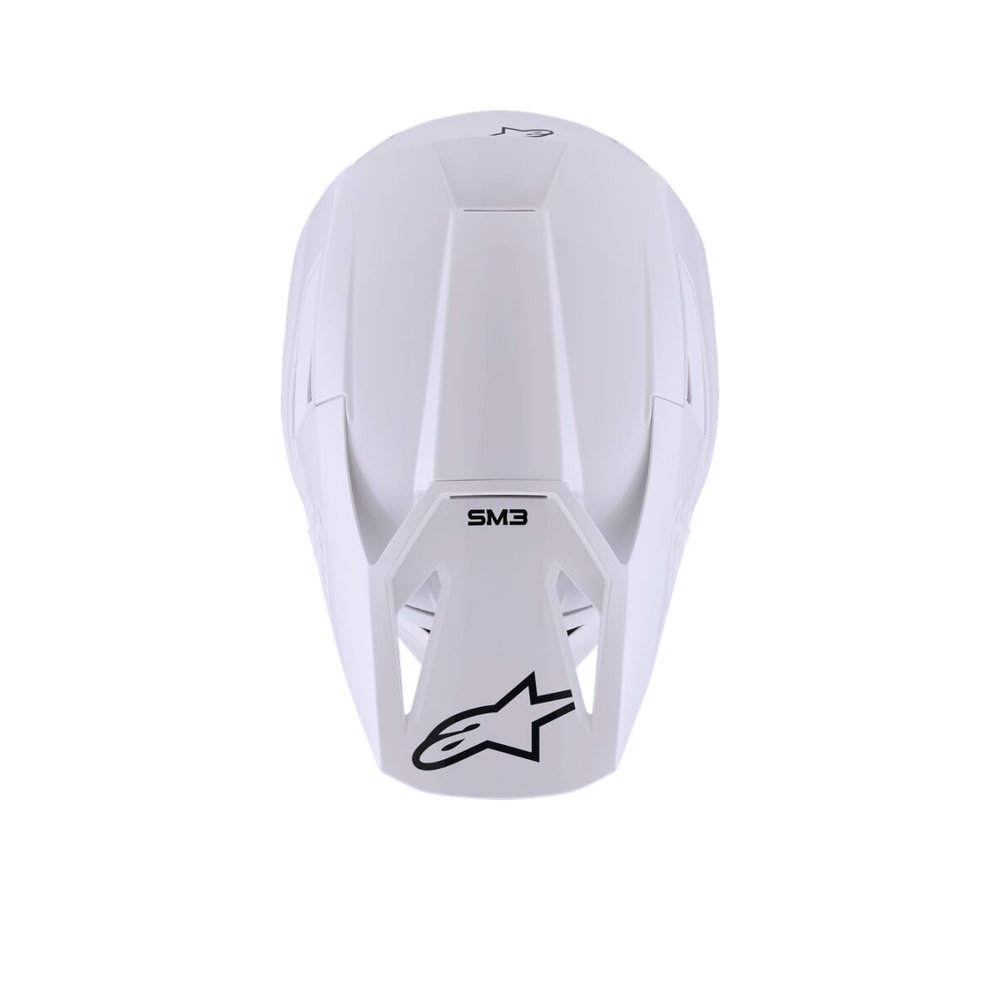 ALPINESTARS Supertech M3 Motocross Helm weiss-glossy