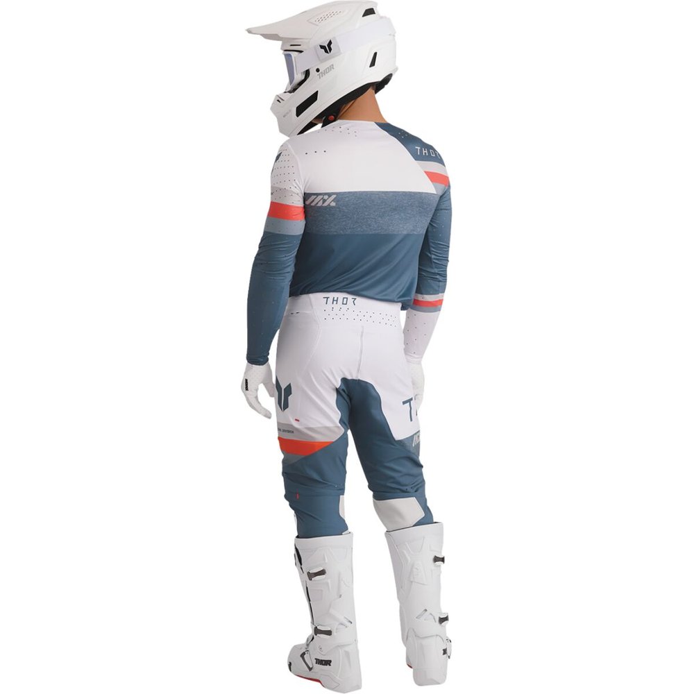 THOR Sportmode League Motocross Hose blau/weiss