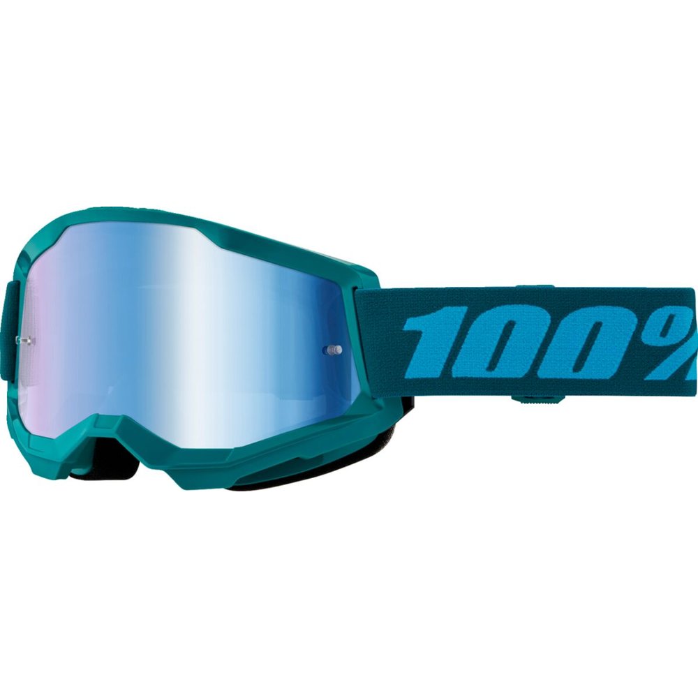 100% Strata 2 Brille Stone blau verspiegelt