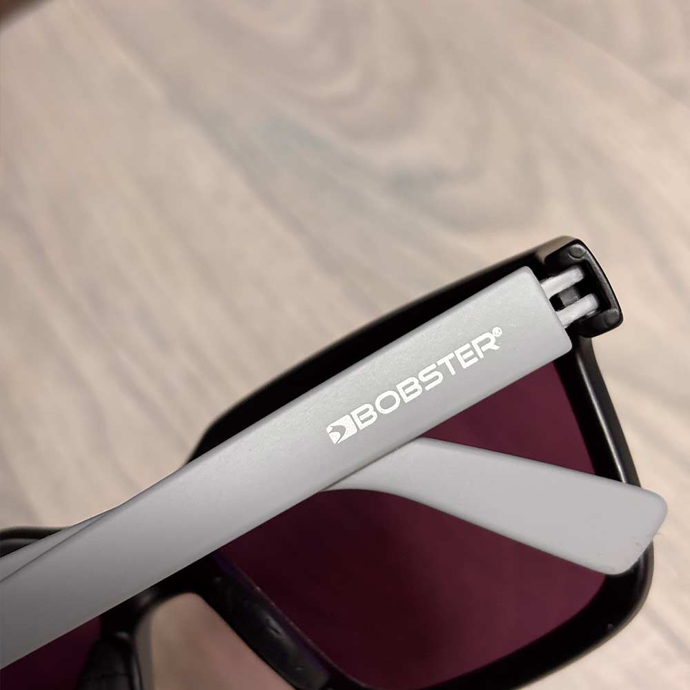 BOBSTER Boost Sonnenbrille matt schwarz grau violett verspiegelt