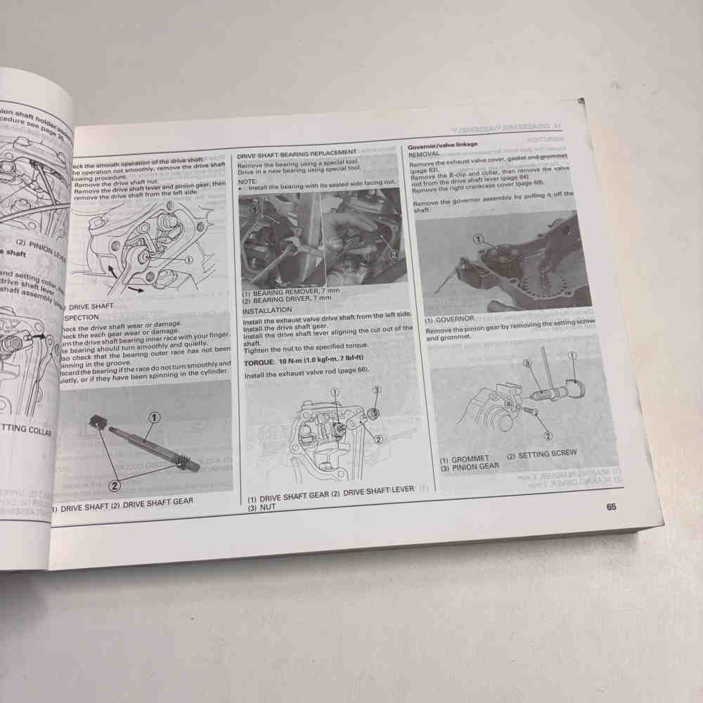 HONDA CR 125 R 1998 69KZ4640 00X696-KZ4-6400 Motorrad-Handbuch gebraucht