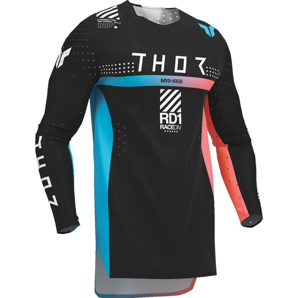 THOR Sportmode Synth Youth Kinder Jersey schwarz THOR Sportmode Synth Youth Kinder Jersey schwarz
