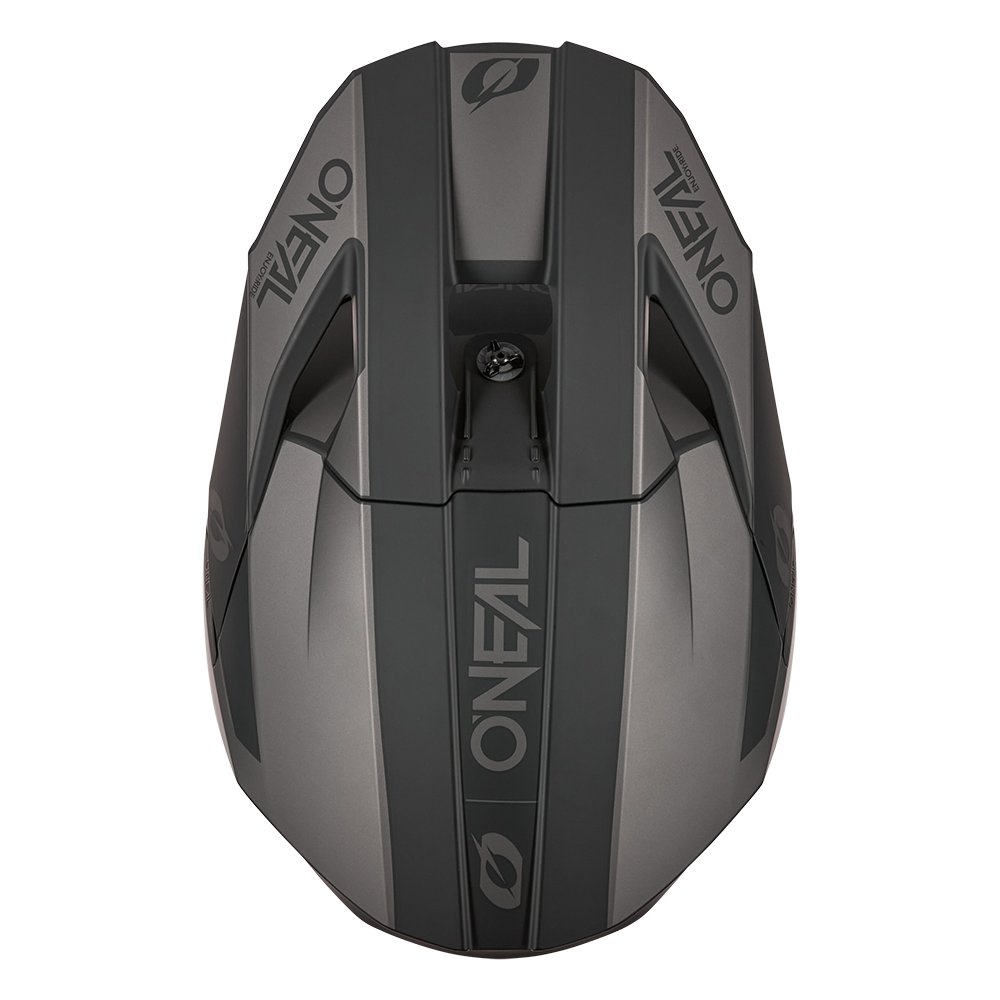 ONEAL 3SRS Motocross Helm Solid schwarz/grau