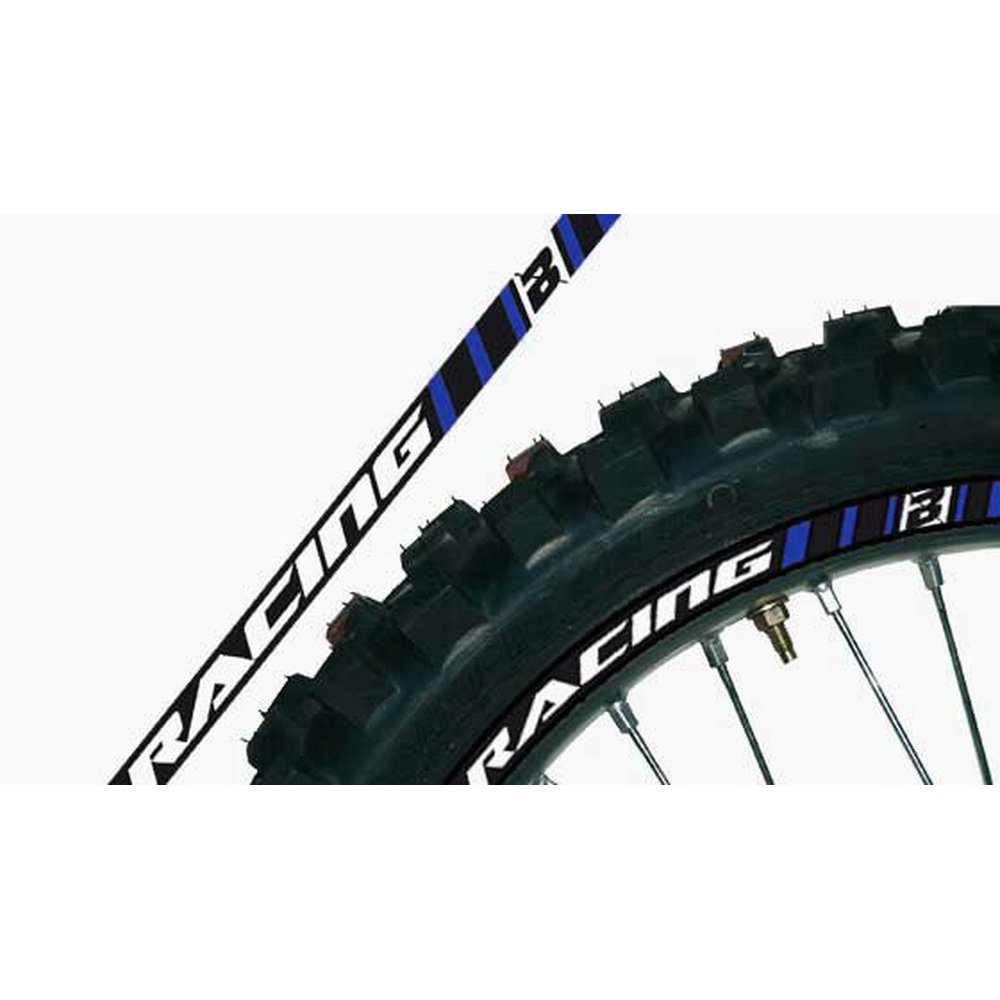 BLACKBIRD RACING Felgenaufkleber blau