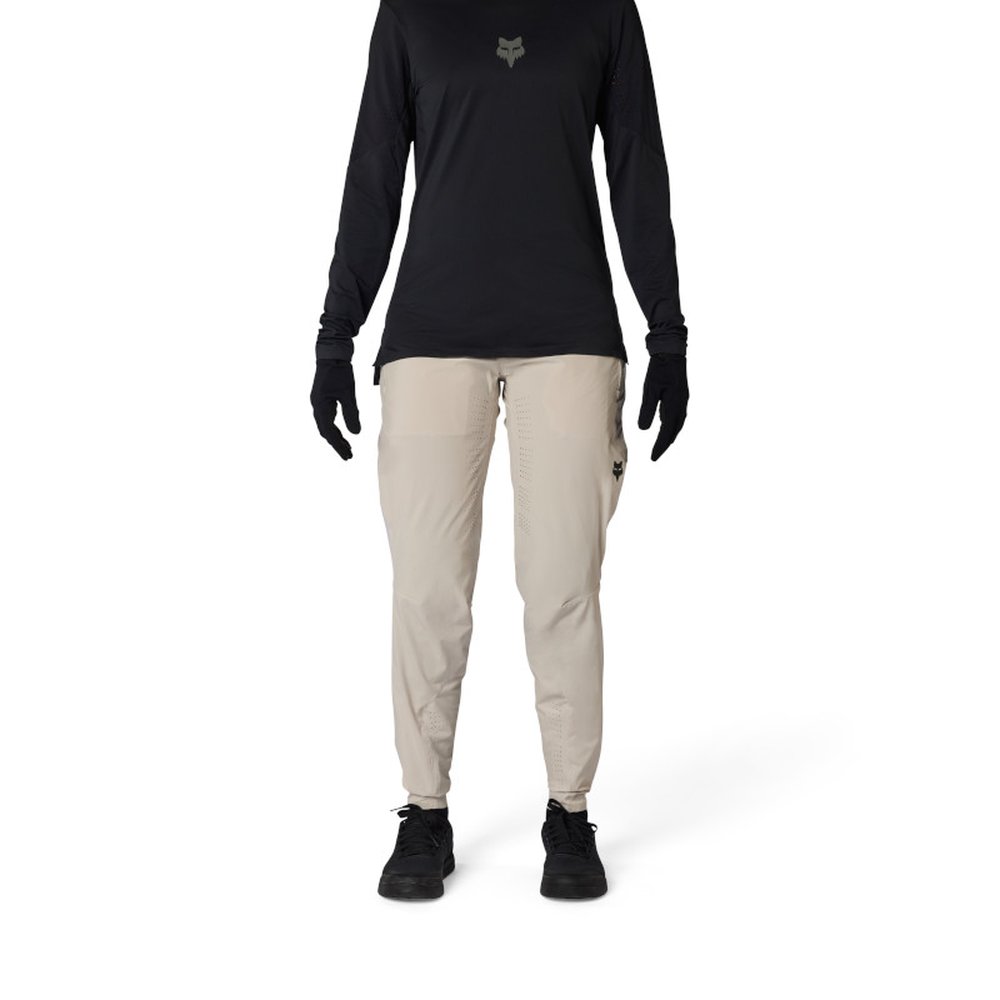 FOX W FLEXAIR PANT lange MTB Hose für Frauen Chalk