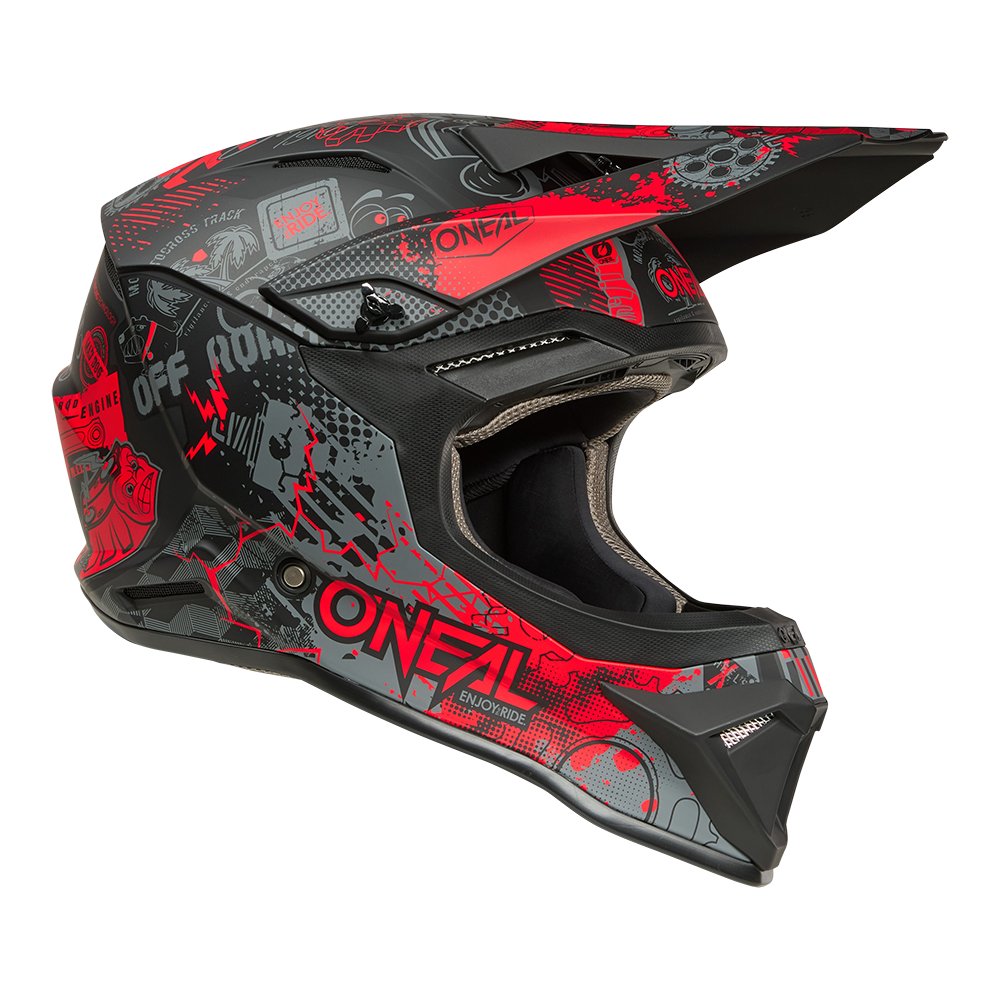 ONEAL 1SRS Motocross Helm Vibrant schwarz/rot ONEAL 1SRS Motocross Helm Vibrant schwarz/rot