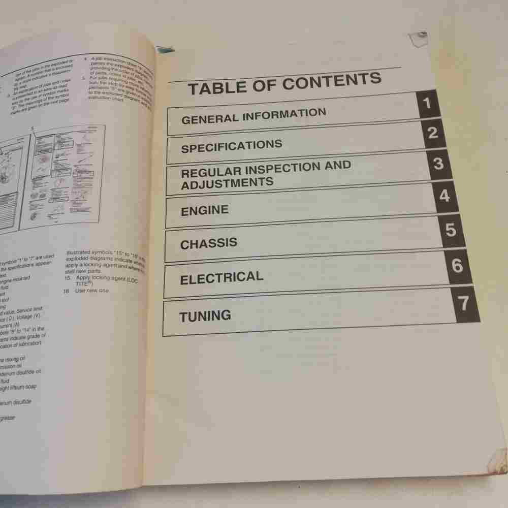 YAMAHA YZ 125 (A)/A1 2011 1C3-28199-36 Motorrad-Handbuch gebraucht