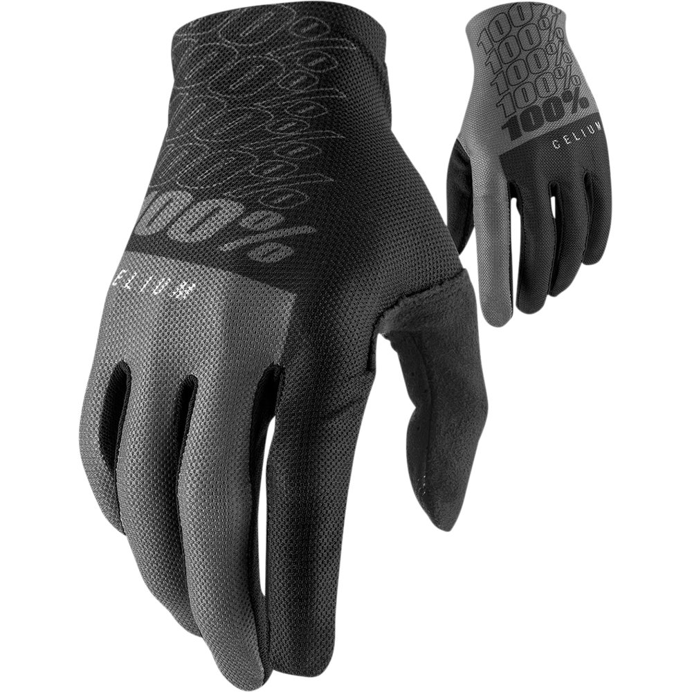 100% Celium Handschuhe schwarz grau