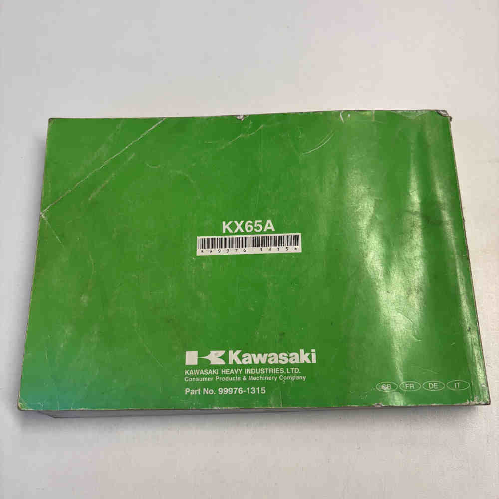 KAWASAKI KX 65 A 2007 99976-1315 Motorrad-Handbuch gebraucht