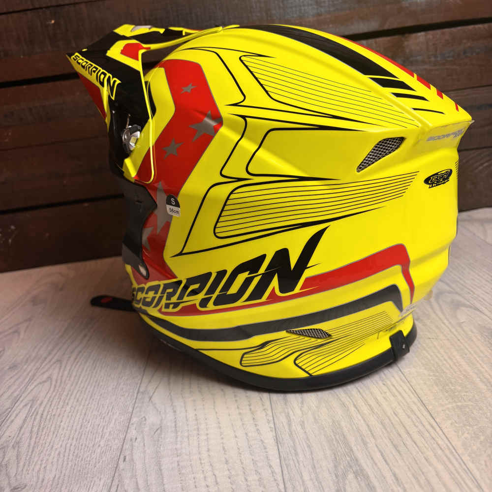 SCORPION VX-20 Motocross Helm gelb rot B-WARE SCORPION VX-20 Motocross Helm gelb rot B-WARE