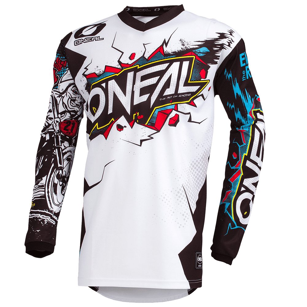 ONEAL Element Youth Villain MX Kinder Jersey weiss