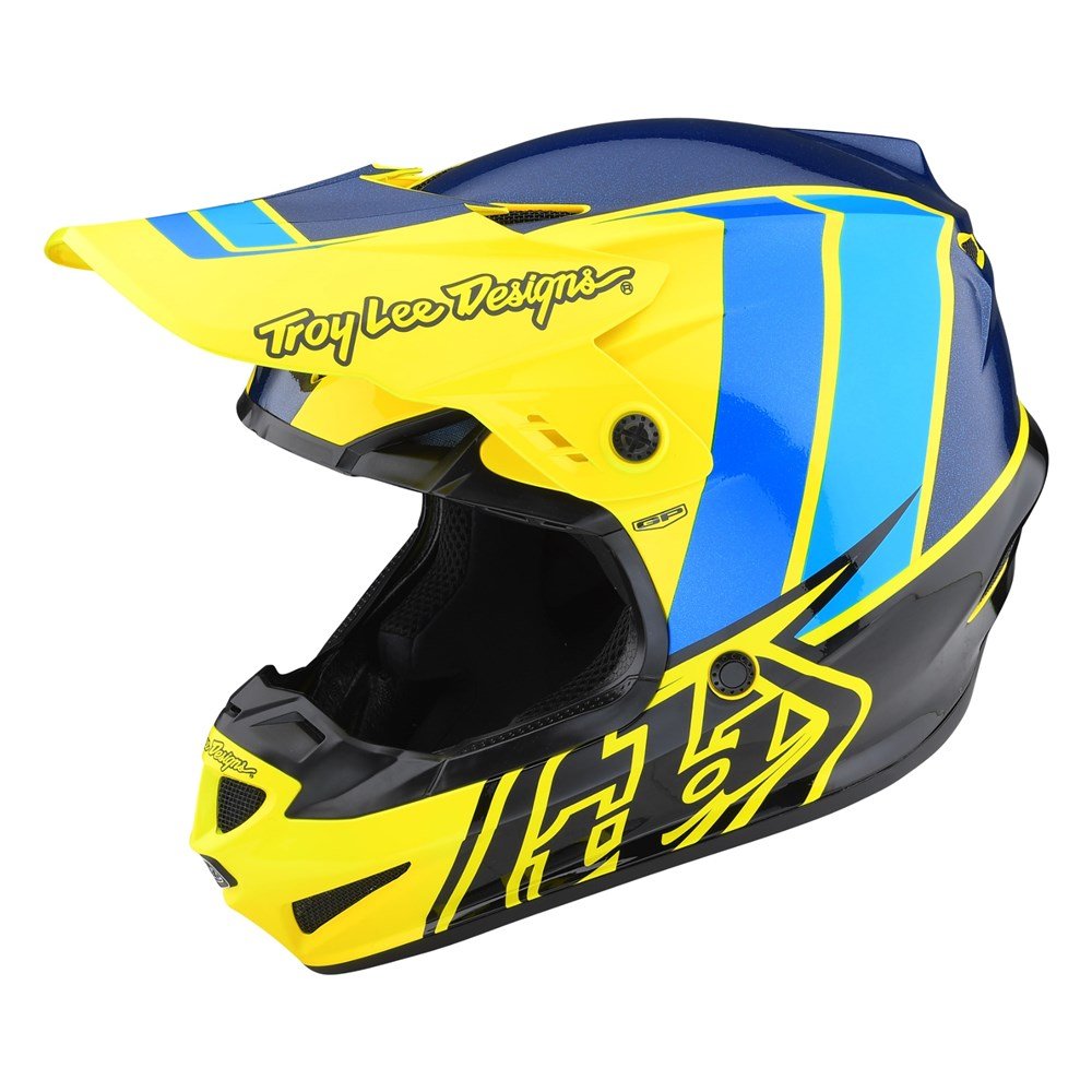 TROY LEE DESIGNS GP Nova Motocross Kinder Helm neon gelb TROY LEE DESIGNS GP Nova Motocross Kinder Helm neon gelb
