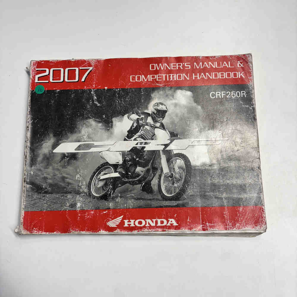 HONDA CRF 250 R 2007 31KRN630 00X31-KRN-3300 Motorrad-Handbuch gebraucht