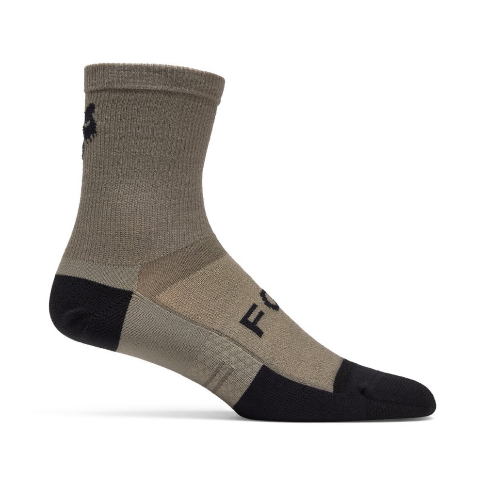 FOX 6" FLEXAIR MERINO SOCK Nutmeg Beige