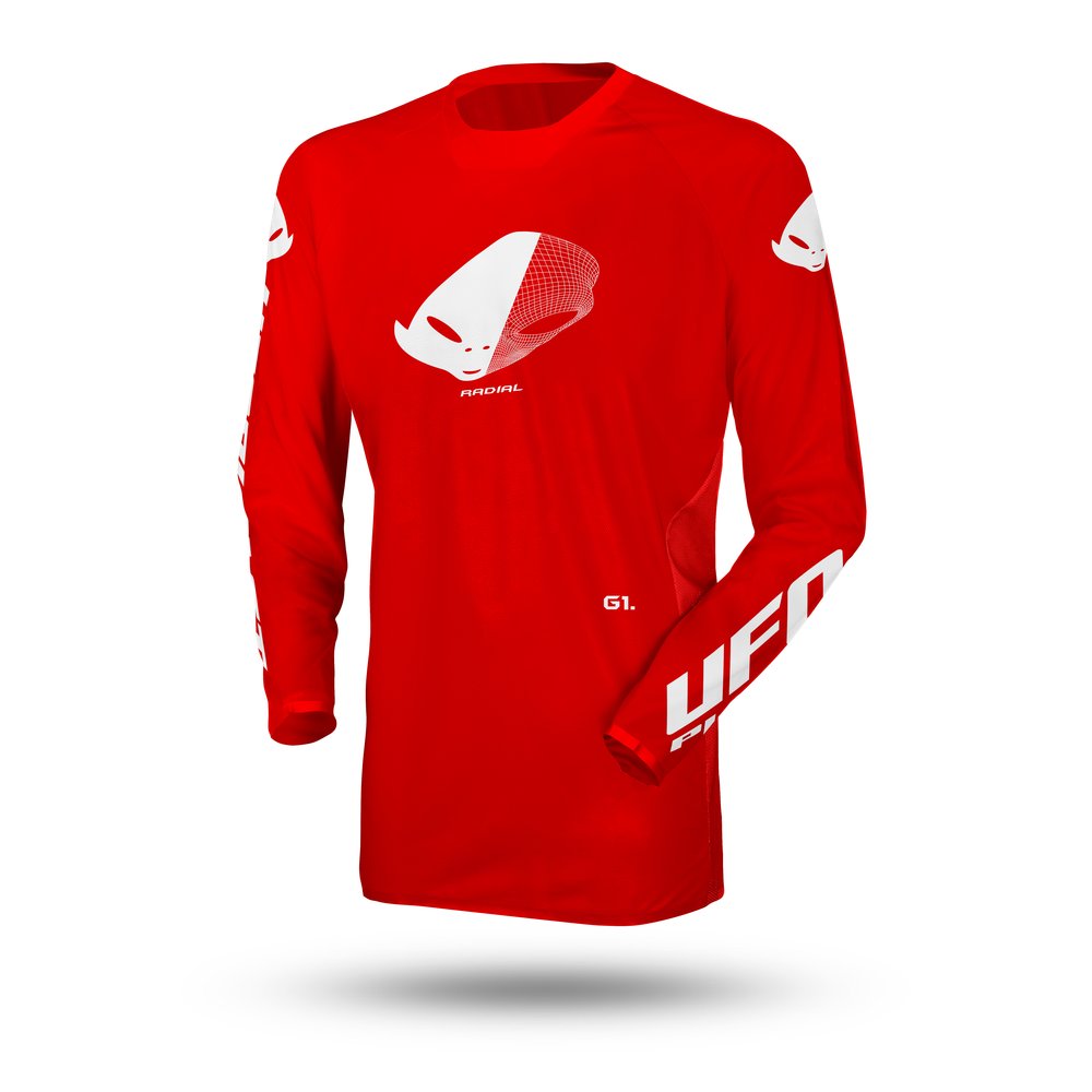 UFO Slim Radial Jersey rot