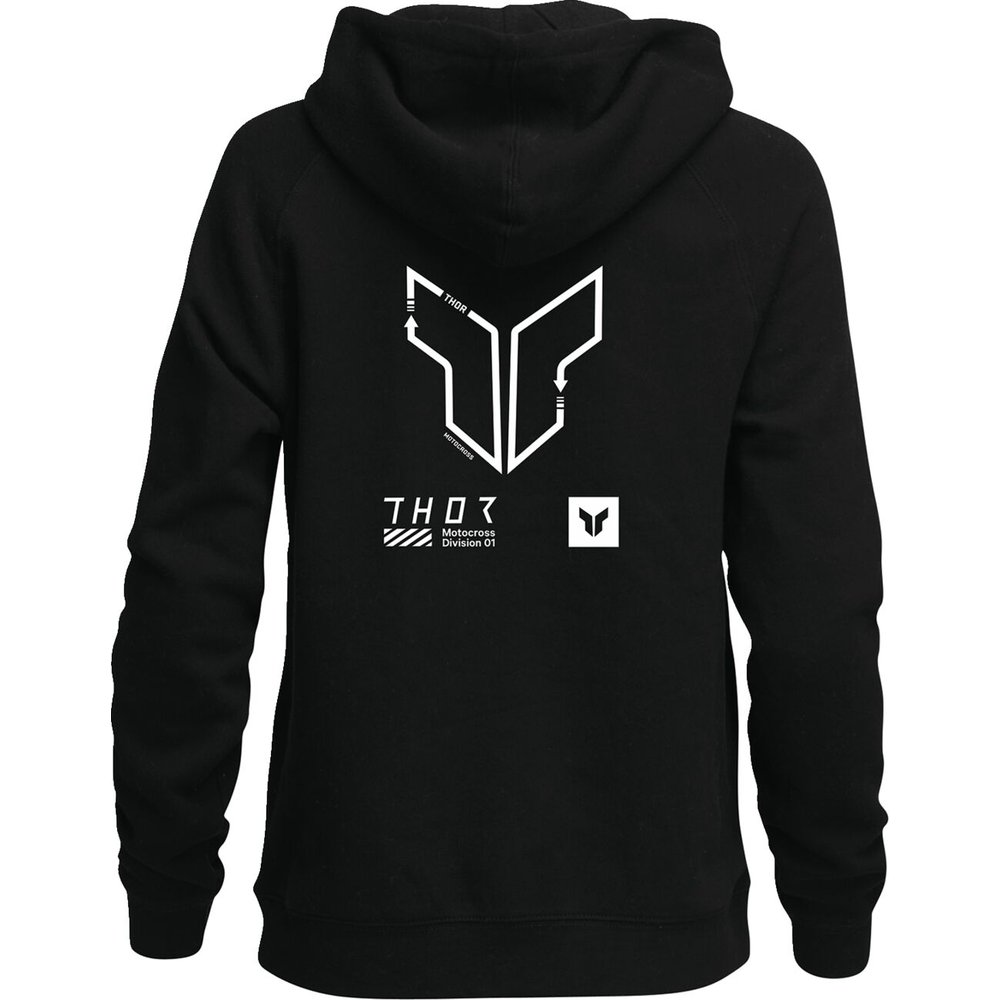 THOR Kapuzen Pullover Hoodie Womens Trax schwarz THOR Kapuzen Pullover Hoodie Womens Trax schwarz