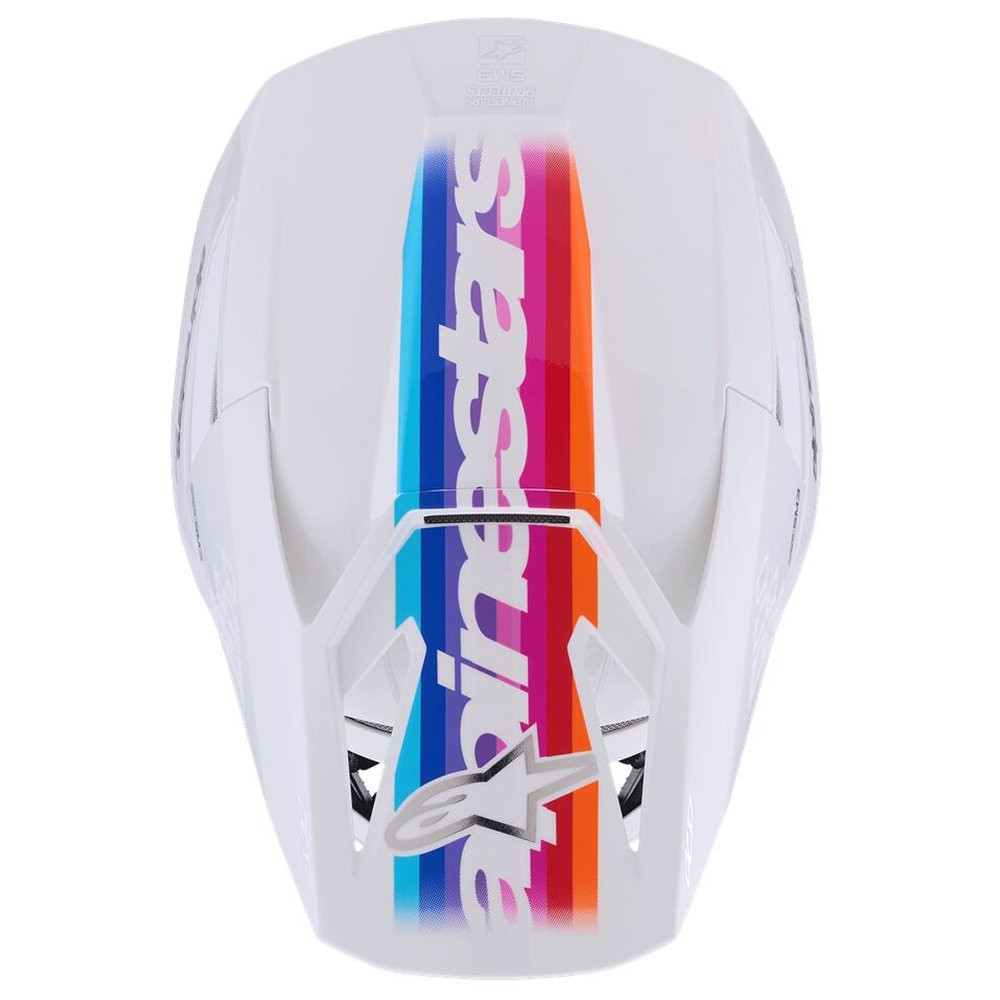 ALPINESTARS Supertech M3 Force Motocross Helm weiss-glossy ALPINESTARS Supertech M3 Force Motocross Helm weiss-glossy