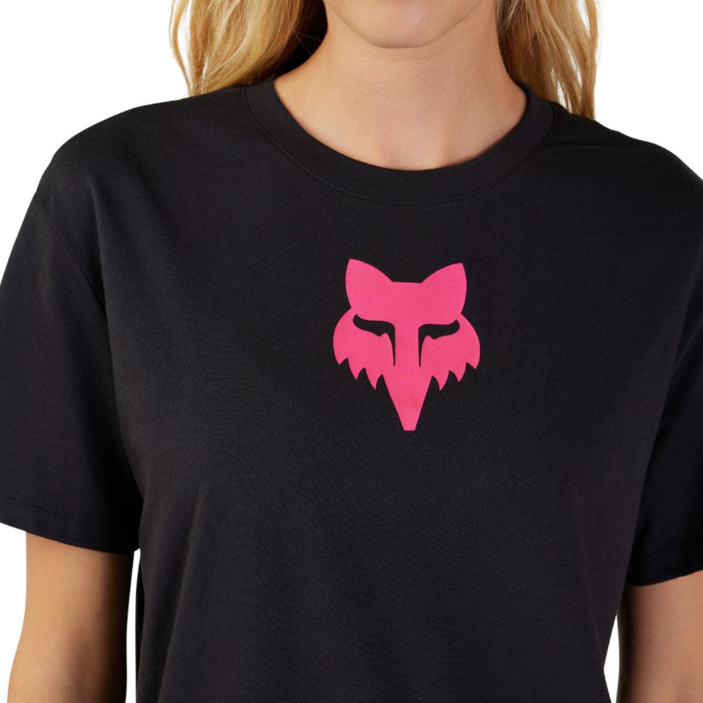 FOX W FOX HEAD SS TEE für Frauen Schwarz/Pink