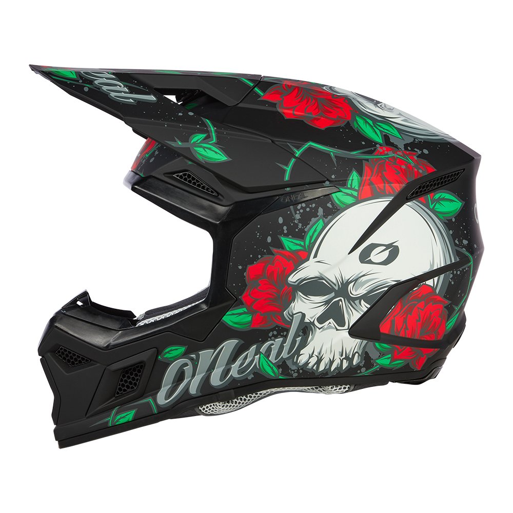 ONEAL 3SRS Youth Melancia Kinder Motocross Helm schwarz multi
