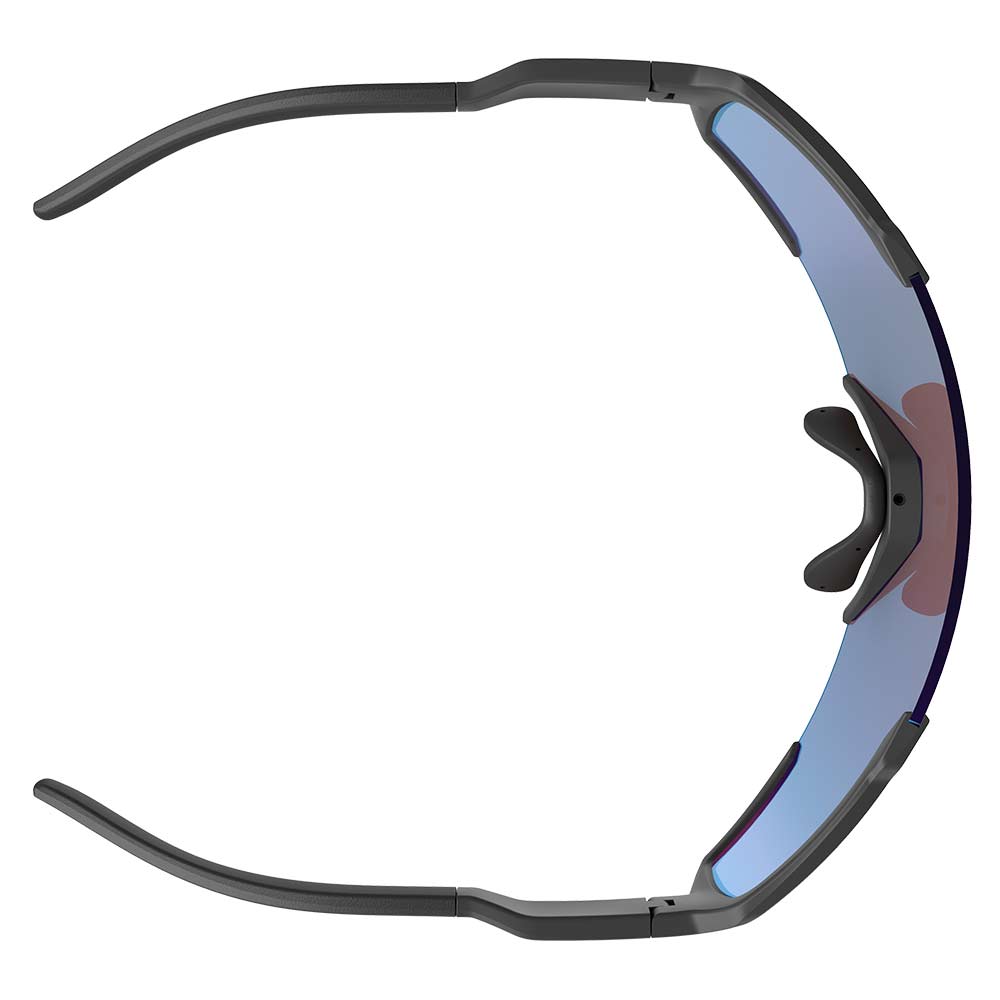 SCOTT Shield Sonnenbrille matt schwarz blau verspiegelt