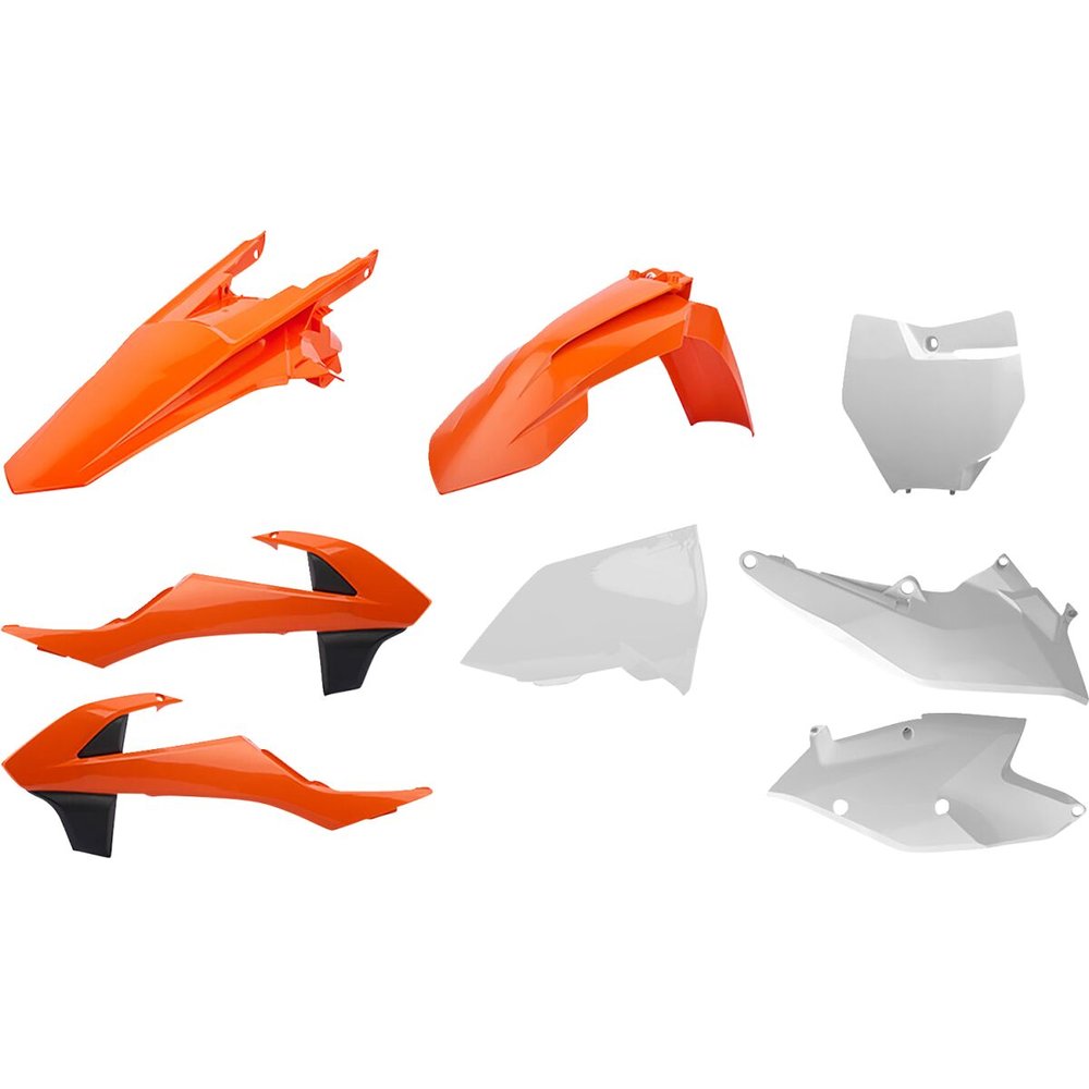 POLISPORT Komplettes Karosserie-Verkleidungs-Kit passend für KTM passend für KTM SX SX-F 16-18 OEM 18 orange