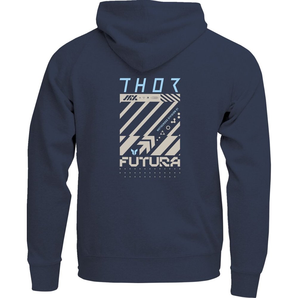 THOR Futura Youth Kinder Kapuzen Pullover Hoodie navy blau