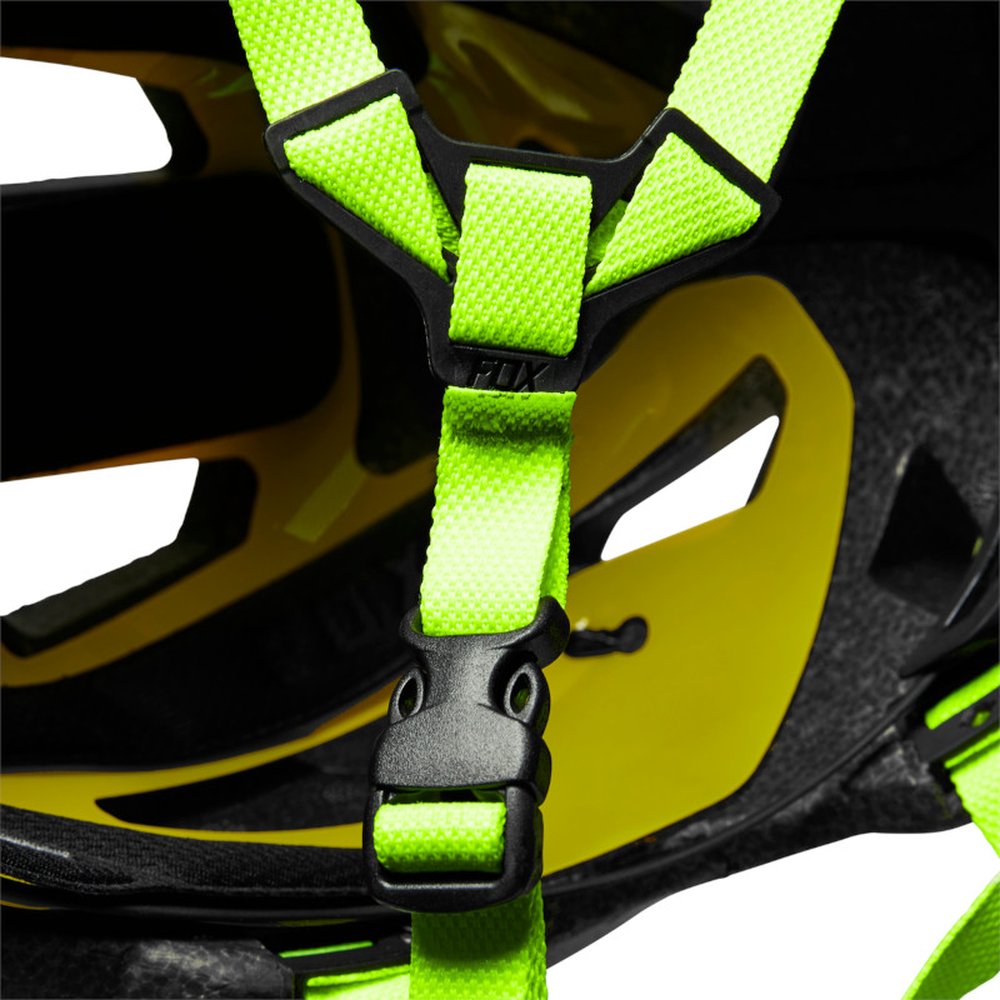 FOX MAINFRAME HELMET TRVRS MTB Helm Neon Gelb