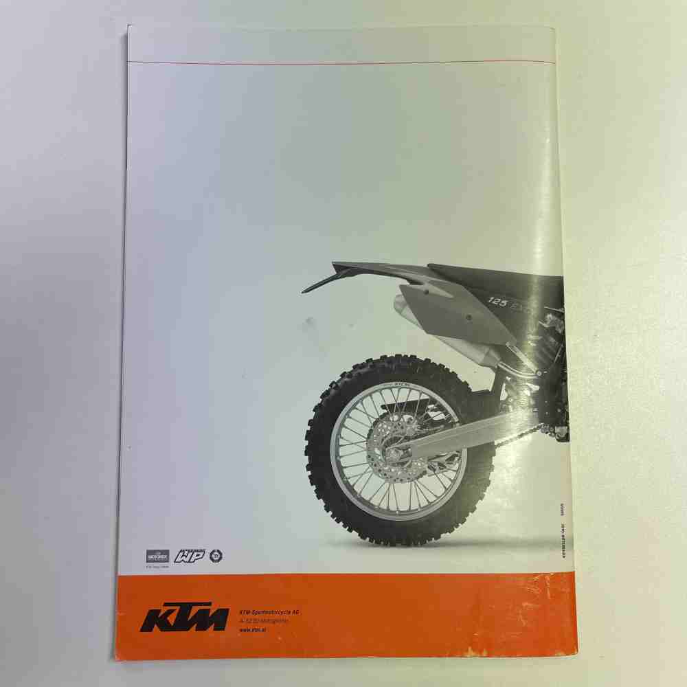 KTM 125/200/250/300 2006 SX/EXC/XC/XC-W 3.211.72FR Motorrad-Handbuch gebraucht