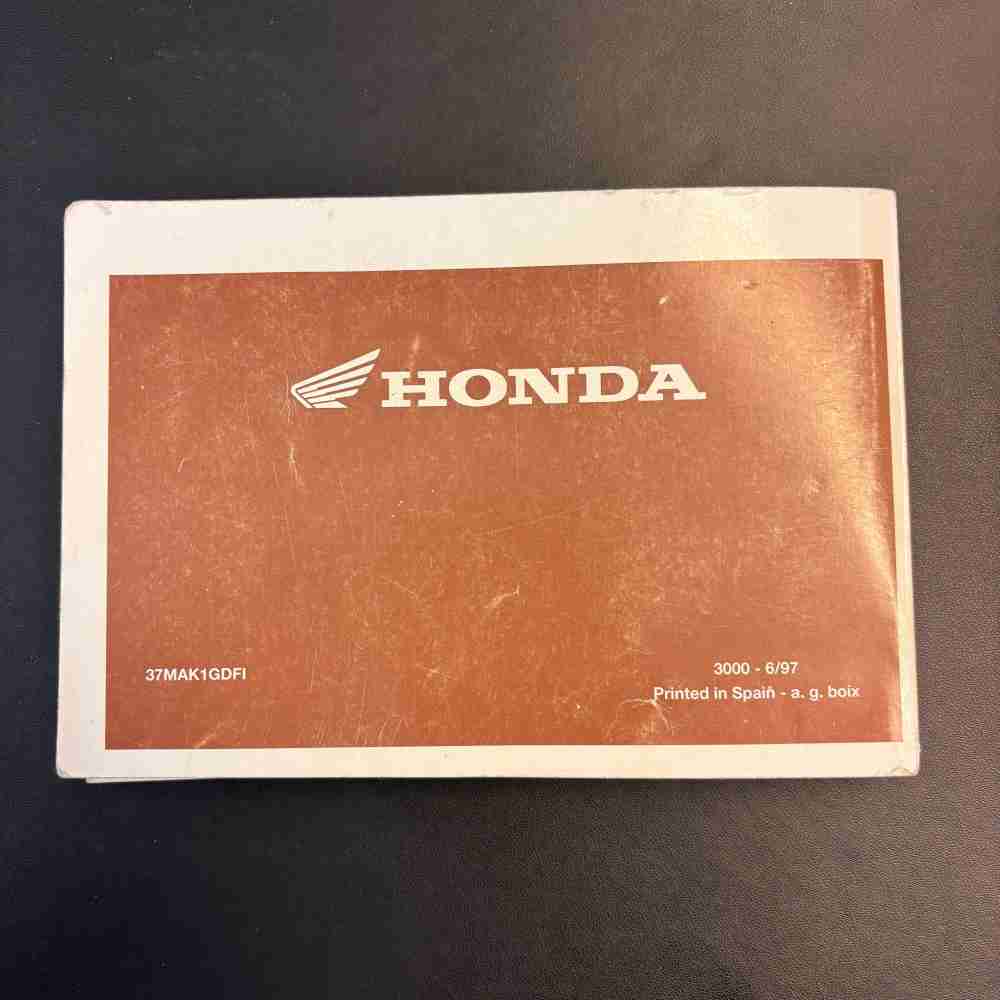 HONDA SLR 650 37MAK1GDFI 1997 1998 Fahrer Handbuch gebraucht