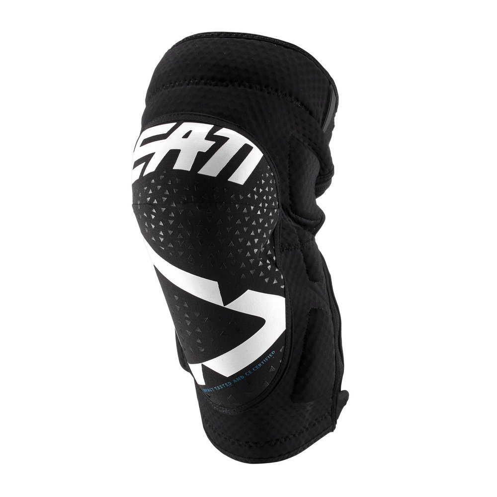 LEATT 3DF 5.0 Zip Knieprotektoren weiss-schwarz