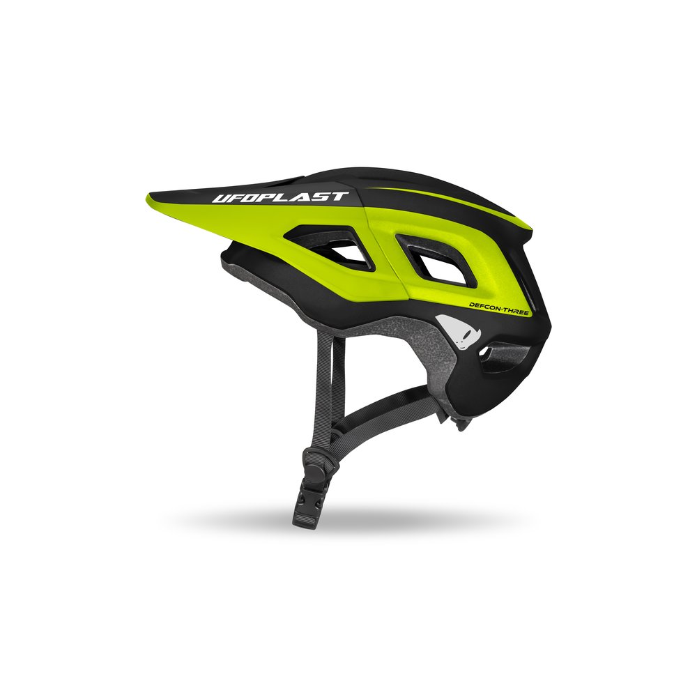 UFO Defcon-Three MTB Helm schwarz gelb
