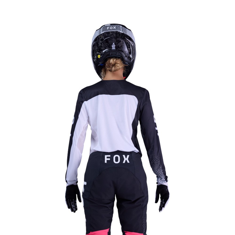 FOX WOMEN FLEXAIR FRACTURE JERSEY für Frauen Weiss/Schwarz